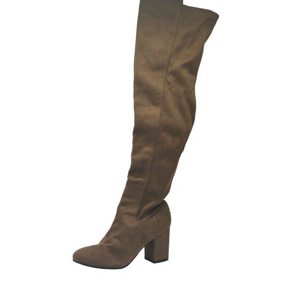 Treasure & Bond Lynx Stretch Over the Knee Boot, Camel (warm brown); Sz. 6, M - Picture 15 of 16